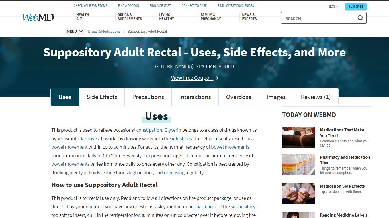 Suppository Suppository, Rectal - Uses, Side Effects, and More