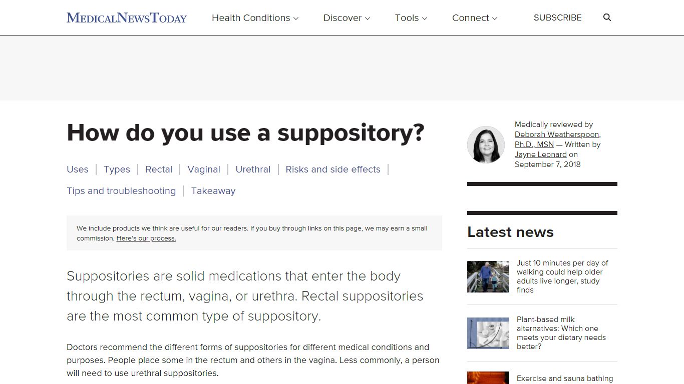 How do suppositories work? Uses, instructions, and pictures